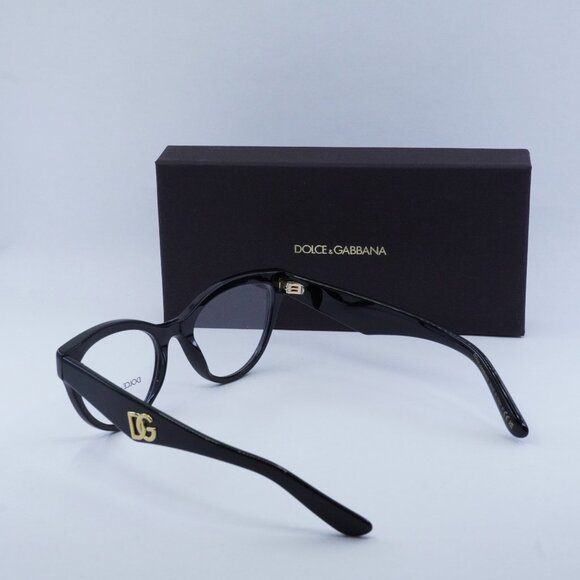 Final Price! Dolce & Gabbana DG3372 501 Black Eyeglasses - Picture 3 of 9